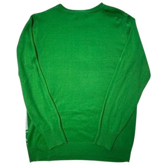 Elf Christmas Sweater Buddy the Elf “Christmas Got Me Like” Green Size M - Picture 2 of 7